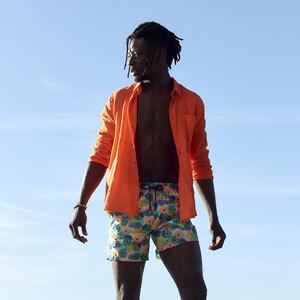 Men Swimwear Ultra-light and packable Urchins & Fishes