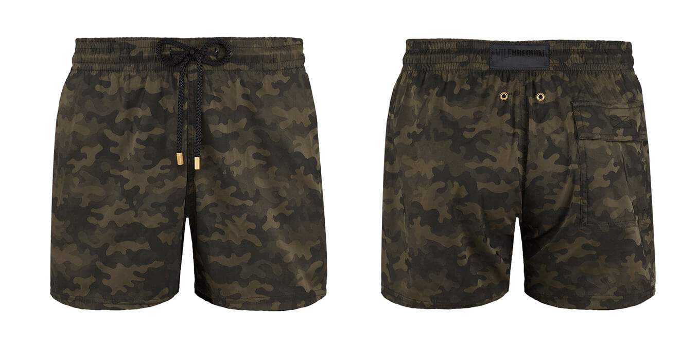 Herren Camouflage Badehose