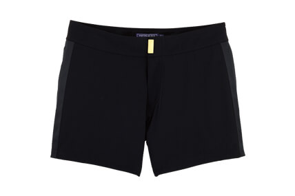 Men's black swim shorts Black smoking