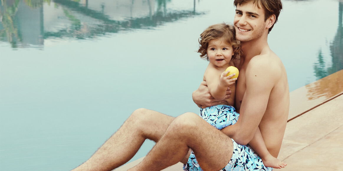 #LikeFatherLikeSon, Father and Son swimwear