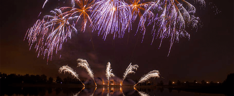 Lista de eventos y festejos con fuegos artificiales para el Cuatro de Julio