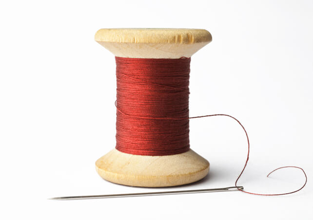 Sewing thread for beach clothes