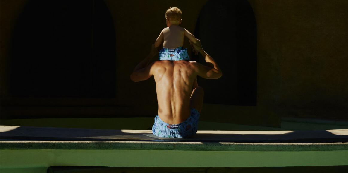 Vilebrequin, Spring-Summer 2016 father and son swim shorts Collection