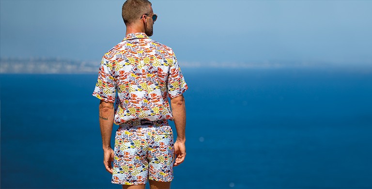 Family Fish Men Shirt and Men Swimwear