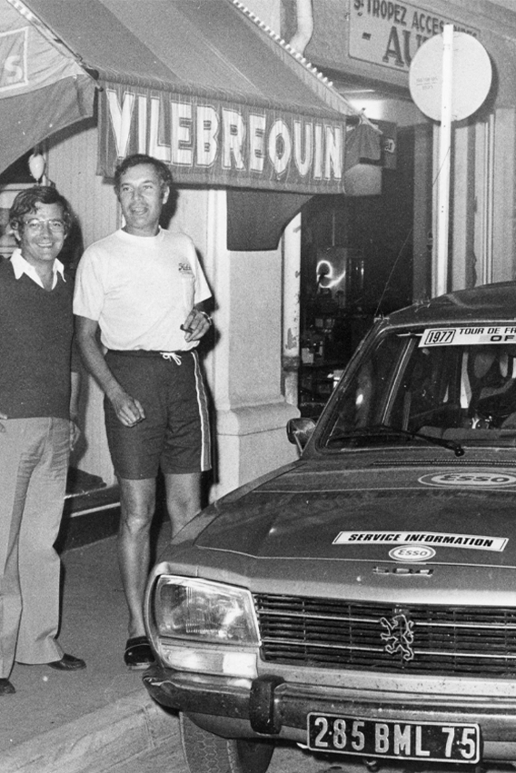 Fred Prysquel sponsors Jean-Louis Trintignant Fred Prysquel sponsors Jean-Louis Trintignant