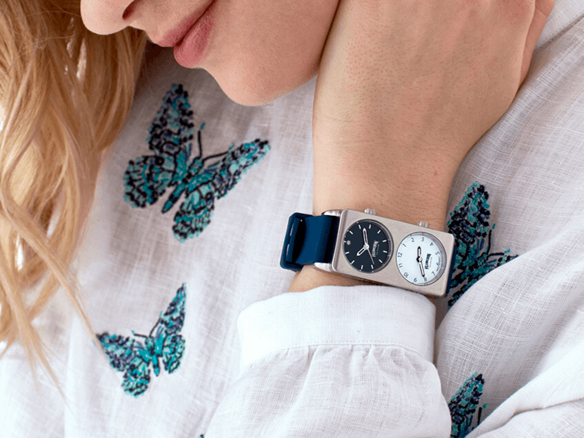 Dualtime - Navy watch for men and women