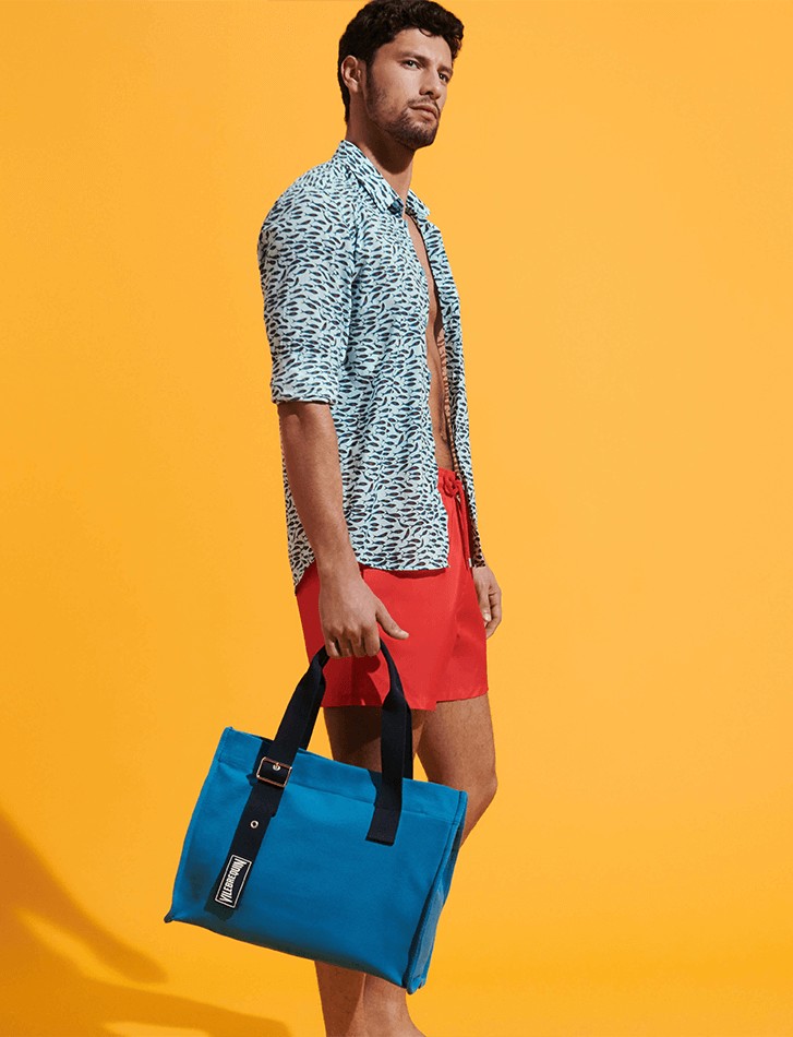 T-shirt and luxury swim shorts