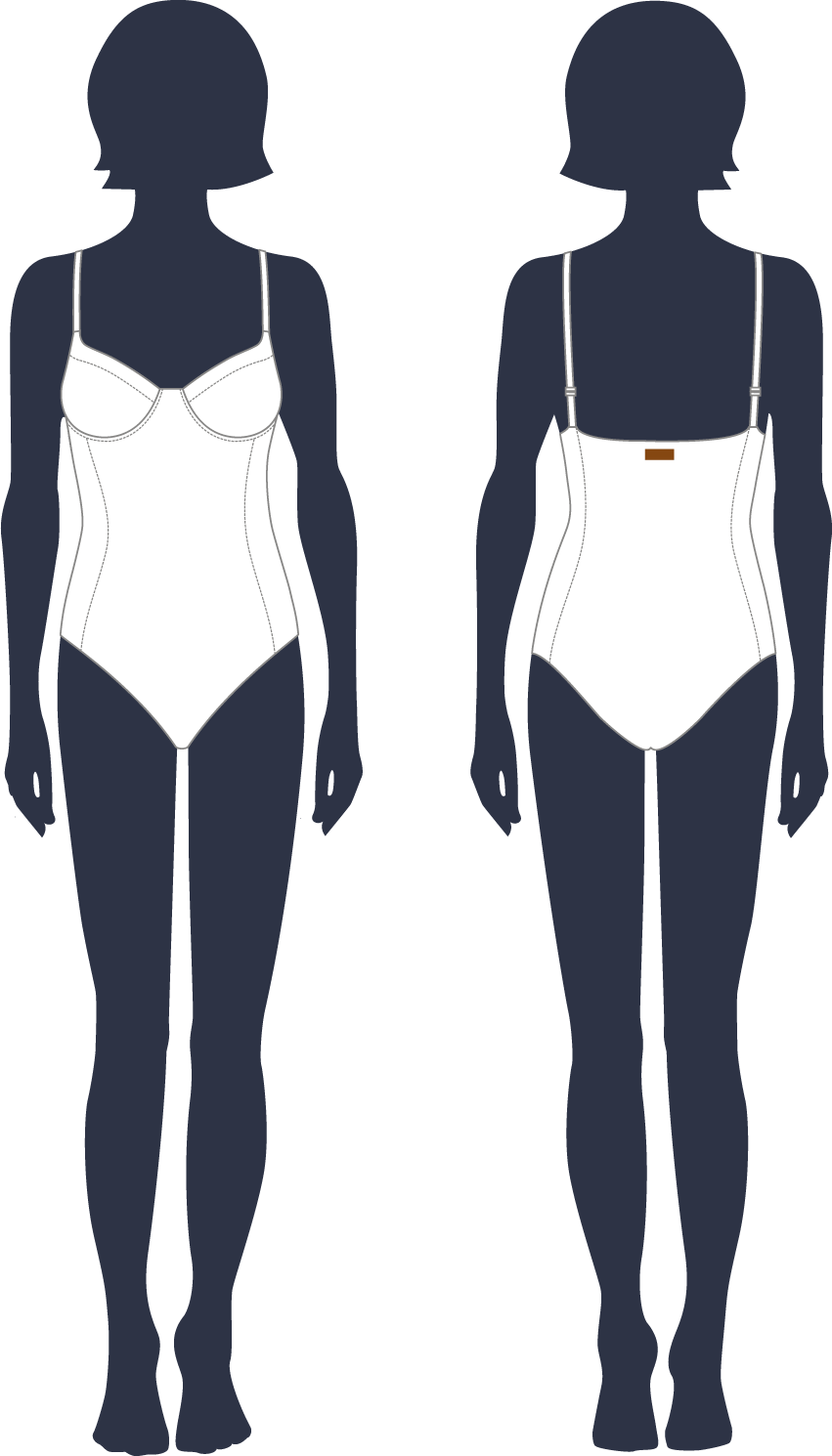 Maillot de bain une pièce femme à armatures