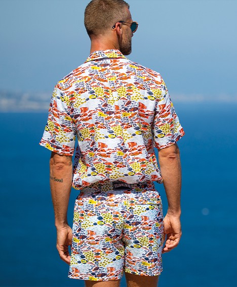 Family Fish Men Shirt and Men Swimwear