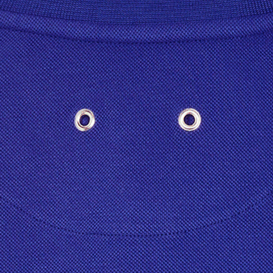  Men's polo shirt with eyelets