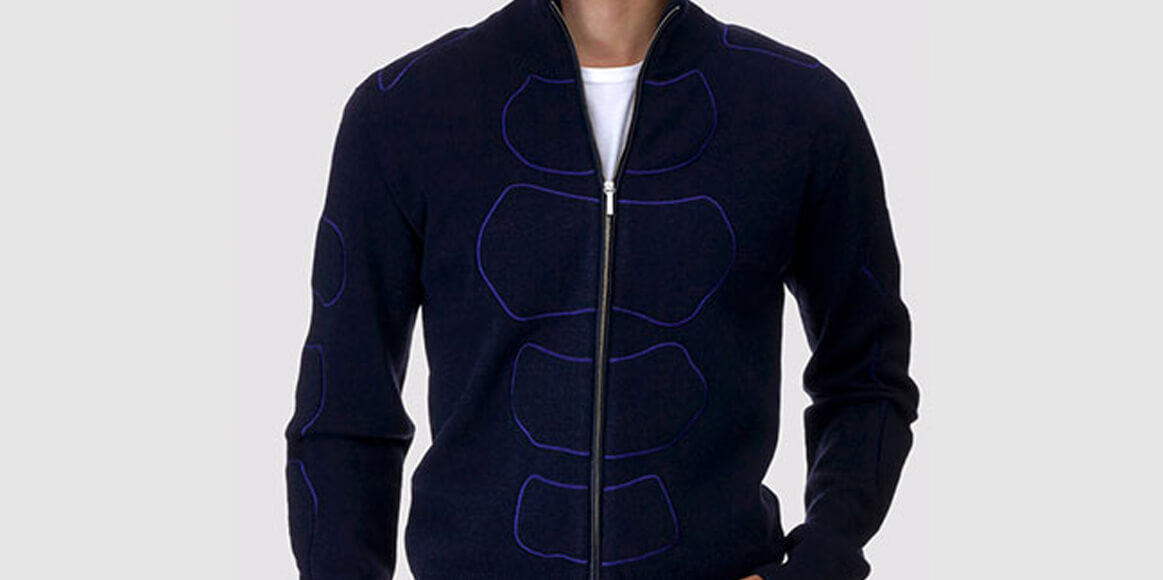 THE SCALE ZIP SWEATER FOR MEN - VILEBREQUIN COLLECTION