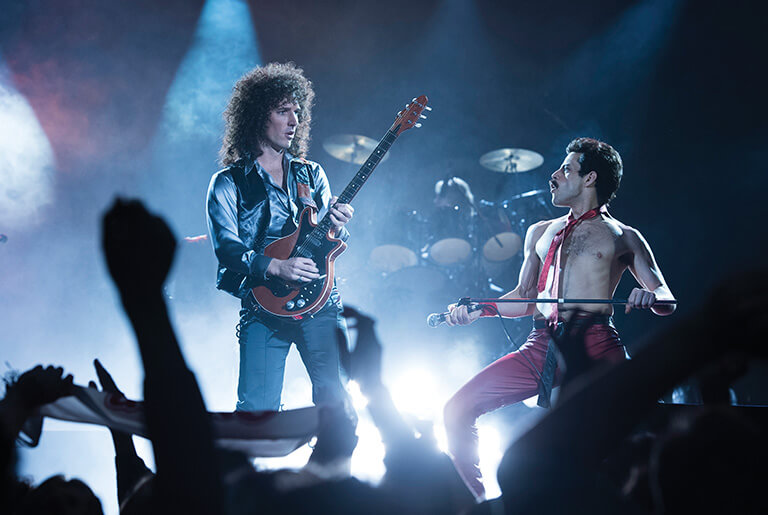 2 hommes du groupe Queen en concert, Vilebrequin