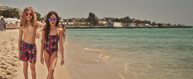 Children in Vilebrequin swimwear