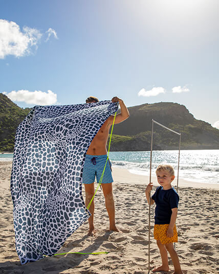 Tente de plage compacte MIASUN X VILEBREQUIN