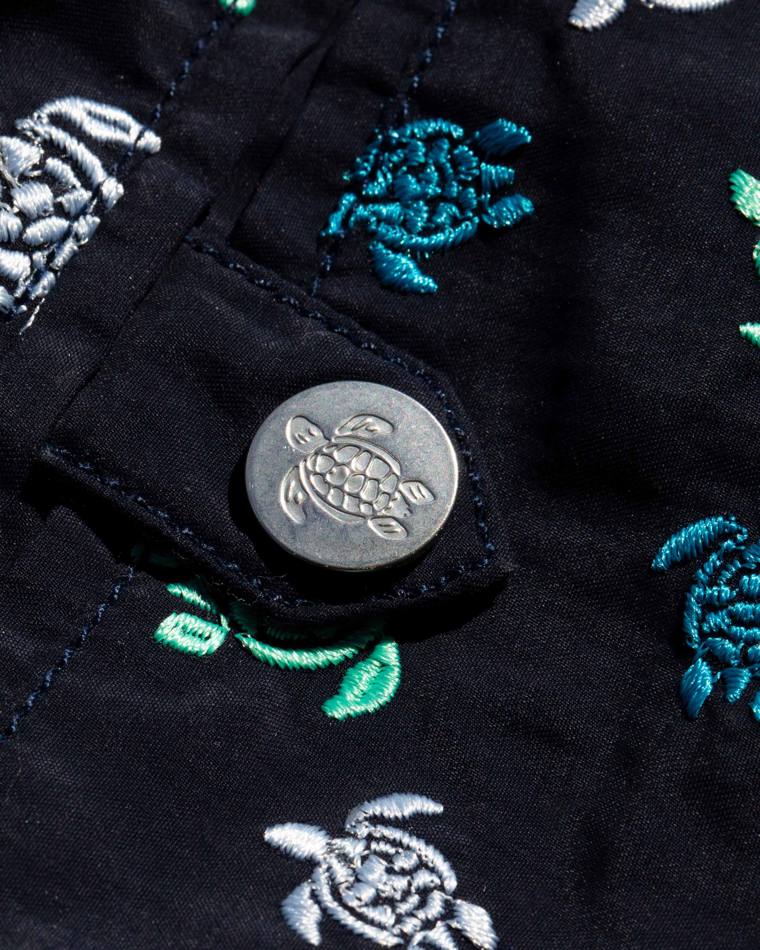 An embroidered swimsuit 