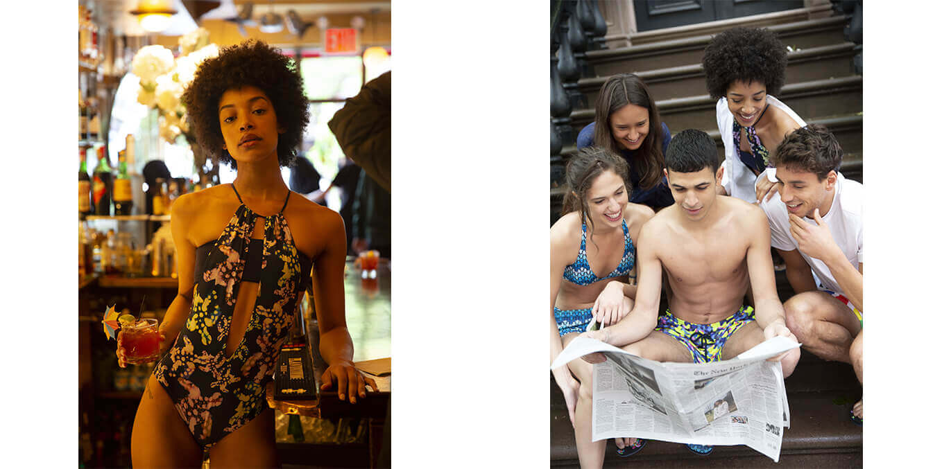 women and men swimwear in New York city Vilebrequin