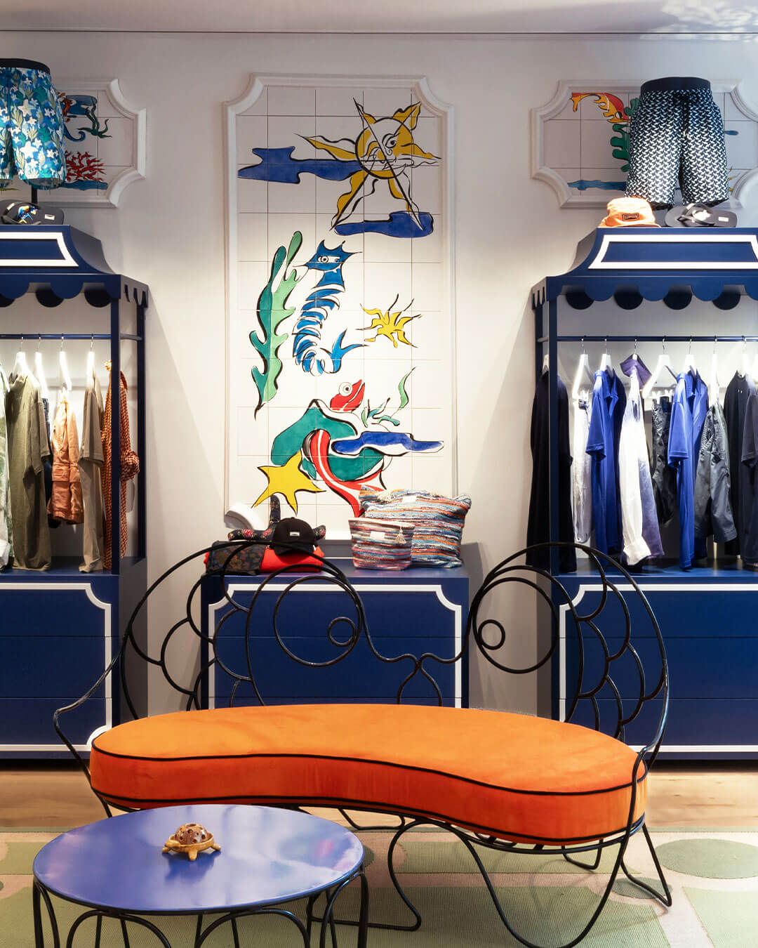 Inside the store
