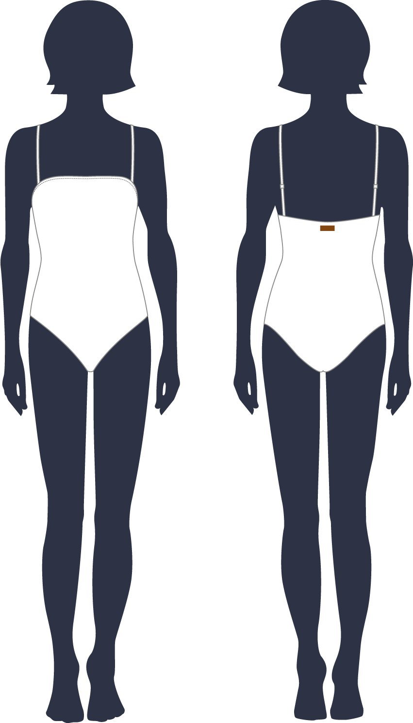 Women bustier one piece swimsuit