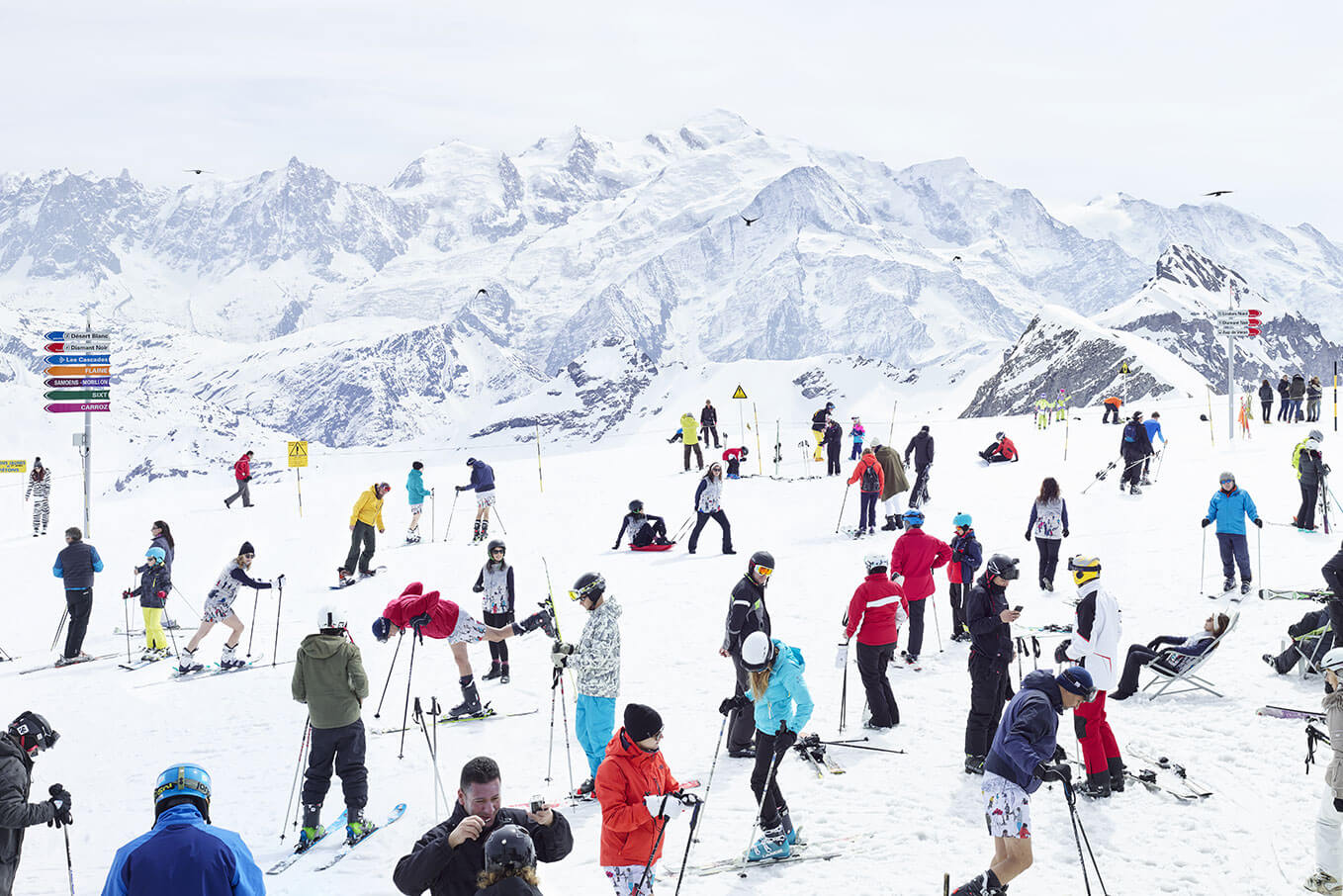 La Pista De Esquí De Flaine