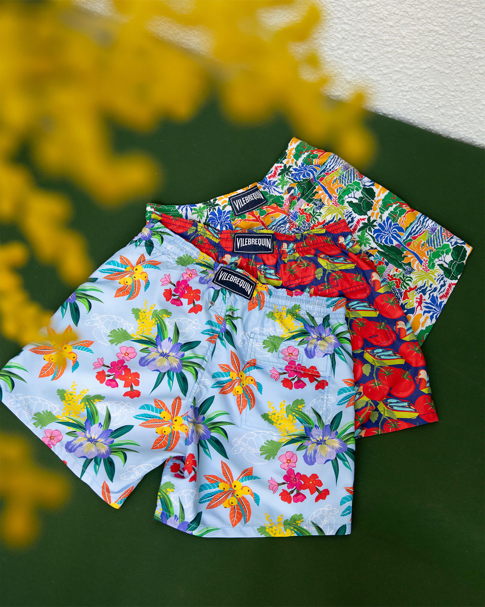 Swim shorts from Provence Capsule Three swim shorts from the Provence Capsule