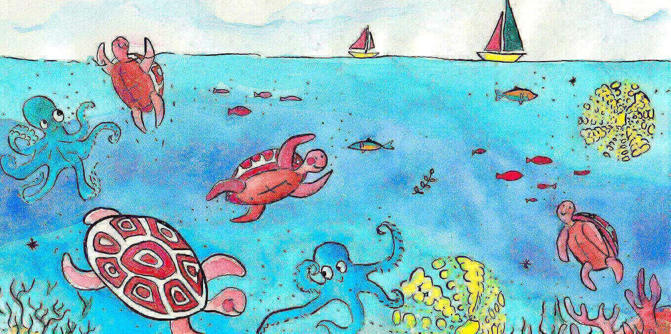 Cuento de tortuga Vilebrequin - Capítulo 4 Cuento de tortuga Vilebrequin - Capítulo 4