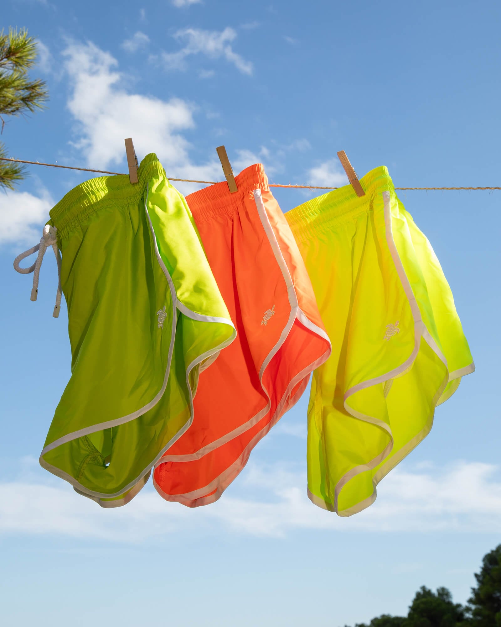 still life image of 3 swimshort