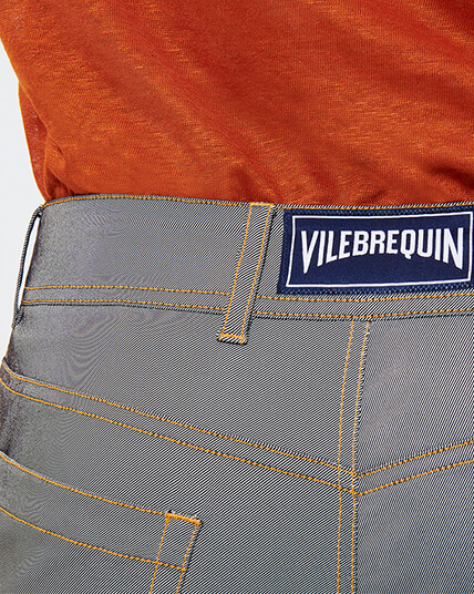 Men’s denim swim shorts back pocket - Vilebrequin