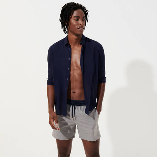 Vilebrequin x Woolmark - maillot de bain homme en laine mérinos