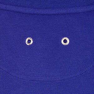  Men's polo shirt with eyelets