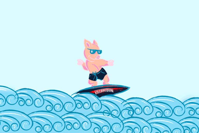 VILEBREQUIN X LUNAR NEW YEAR 2019 EDITION Vilebrequin x Lunar New Year Surfing Pig