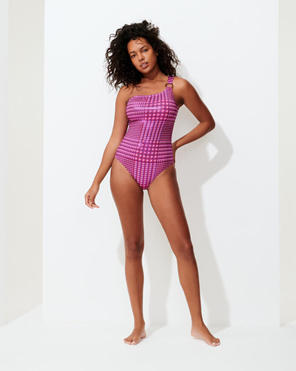 Maillot de bain asymétrique pour femme