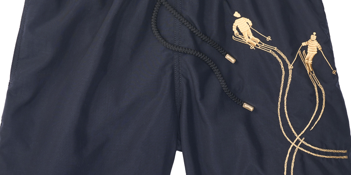 24 carat gold swim shorts for men