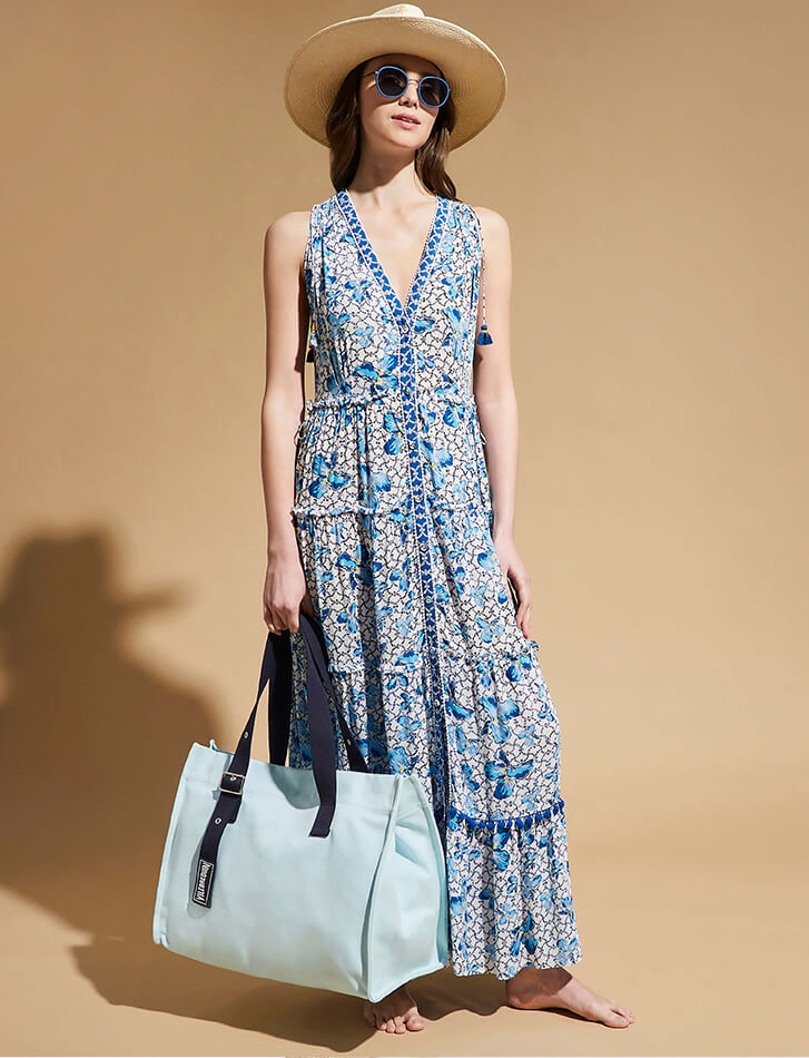 Look Iris Lace Bleu Femme