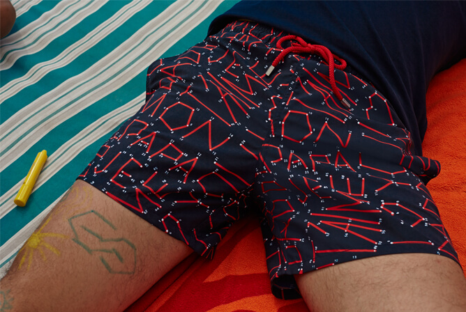 Into The Galaxy Collection Men’s Swim Shorts - Vilebrequin