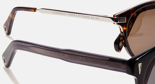 design of the eyewear Vilebrequin