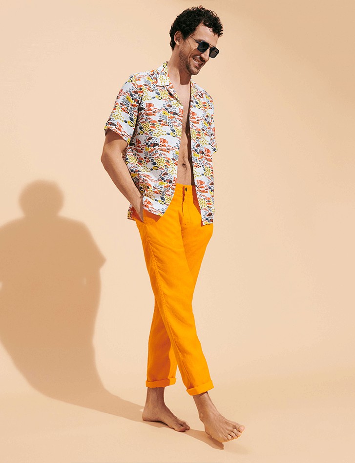 T-shirt and luxury swim shorts