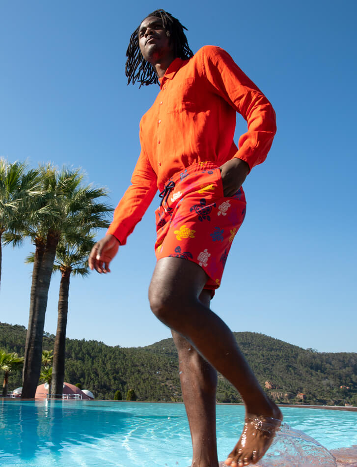Luxury swim shorts