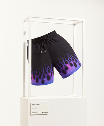 Men's swim trunks Hot Rod print - Vilebrequin x Sylvie Fleury