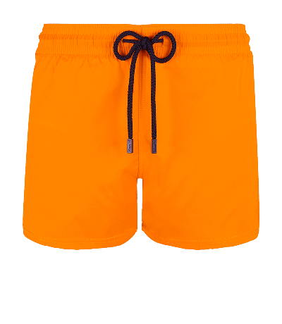 Orange short swim trunk for men