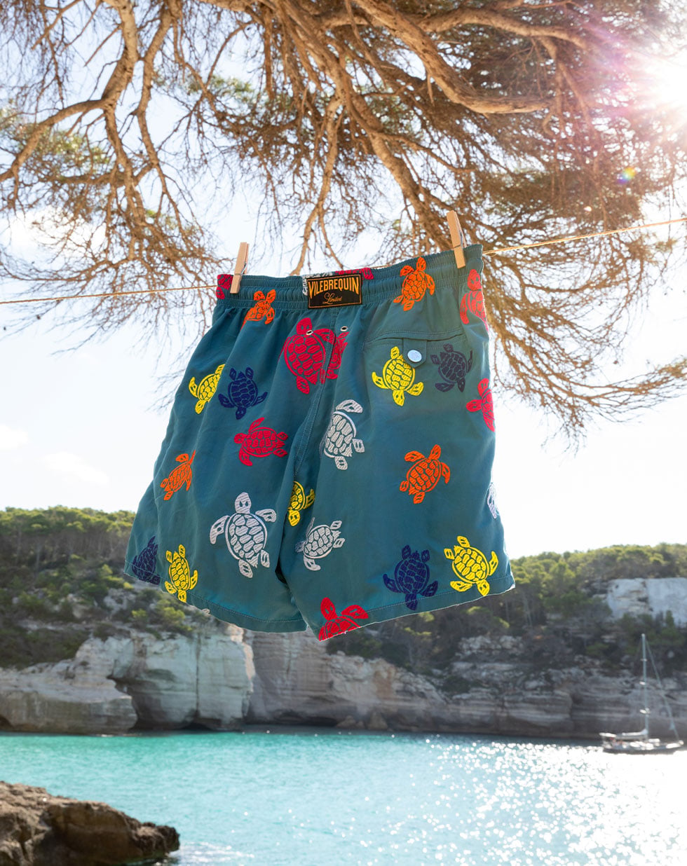 Mistral still life Mood of embroidered swim shorts