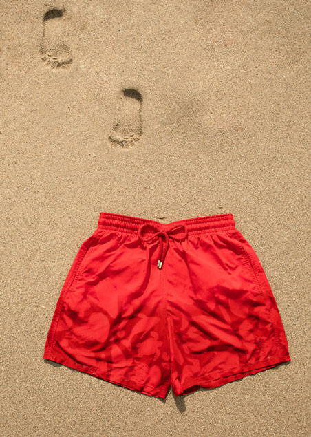 Vilebrequin red swim trunks