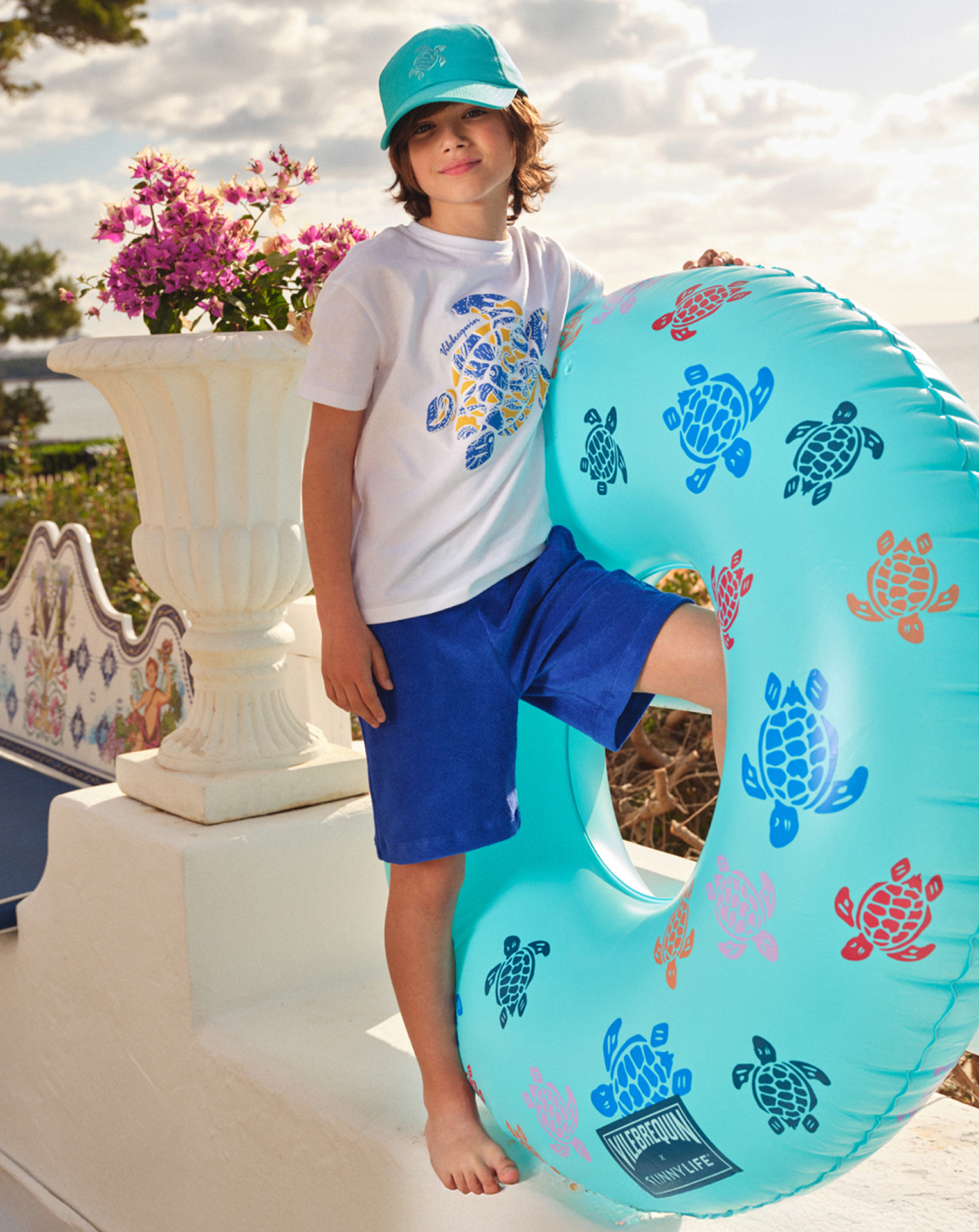 Vilebrequin Kids 男の子用 スポーツ・アウトドア用品 キッズ 子供用水着 Shark Jim (Toddler/Little Kids/Big Kids) - Bleu Marine ジュニア キッズ  VILEBREQUIN KIDS CIRCUS JIM ⁄ THALASSA