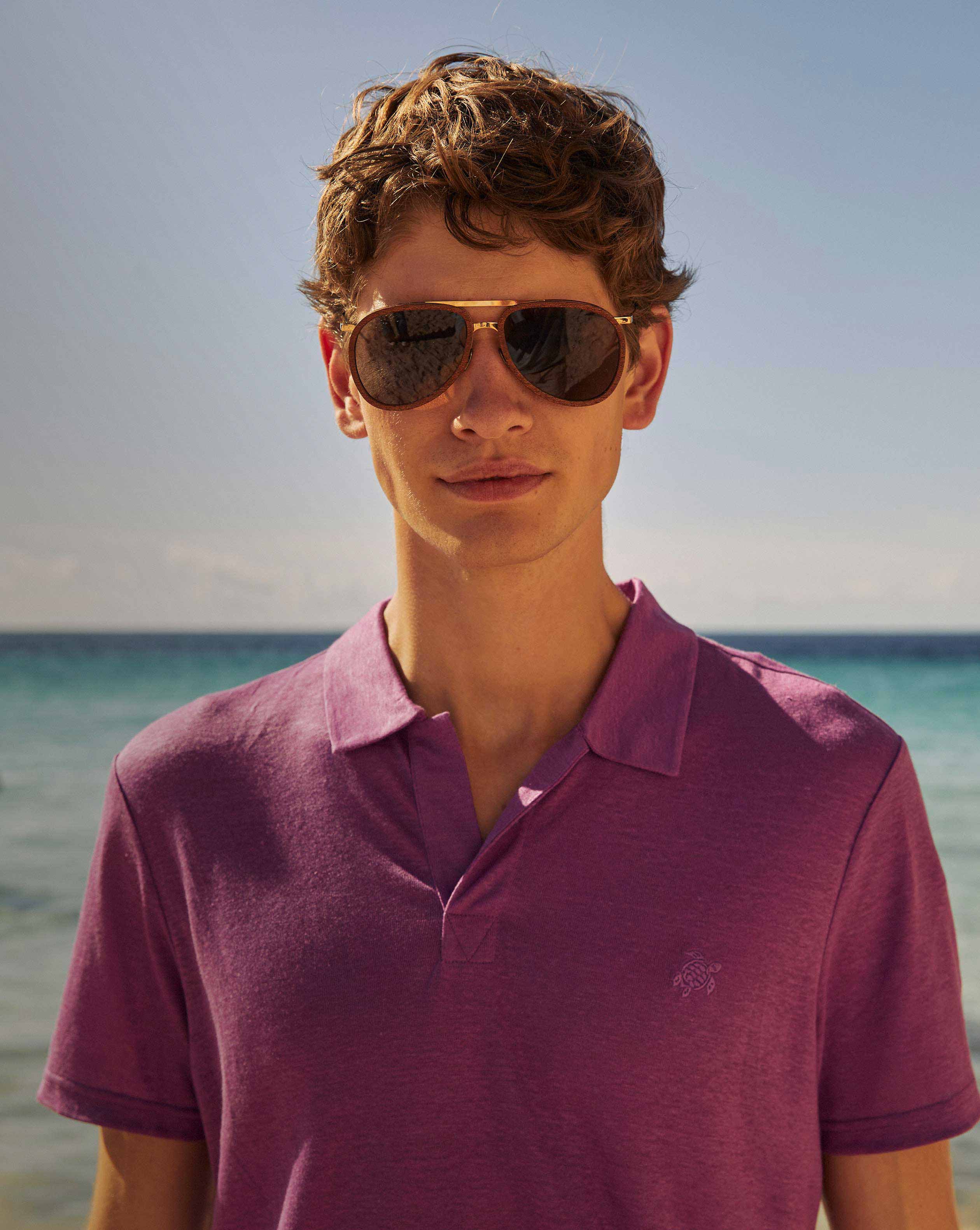 men wearing a red polo