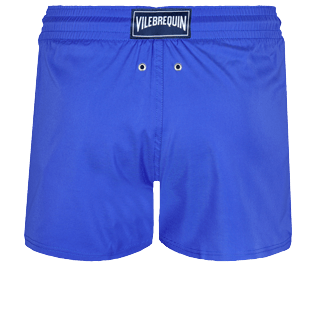 Imagen de Hombre Autros Liso - Bañador corto, elástico y ajustado liso para hombre, Mar azul vista trasera Imagen de Hombre Autros Liso - Bañador corto, elástico y ajustado liso para hombre, Mar azul vista trasera