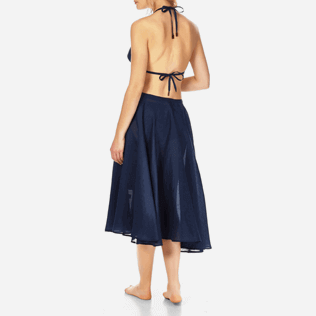 Women Others Solid - Women Cotton Voile Triangle Bra Solid, Navy supp1 Women Others Solid - Women Cotton Voile Triangle Bra Solid, Navy supp1