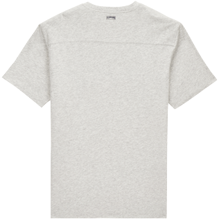 Hombre Autros Liso - Camiseta en punto de algodón Pima liso para hombre, Gris jaspeado back Hombre Autros Liso - Camiseta en punto de algodón Pima liso para hombre, Gris jaspeado back