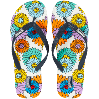 Women Others Printed - Women FlipFlop Marguerites, White front view