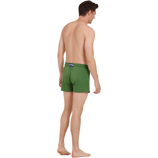 Men Short classic Solid - Men Swim Trunks Short and Fitted Stretch Solid, Cactus backworn Men Short classic Solid - Men Swim Trunks Short and Fitted Stretch Solid, Cactus backworn