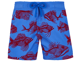 Imagen de Niños Autros Estampado - Bañador ultraligero y plegable 2018 Prehistoric Fish Flocked para niño , Mar azul vista frontal Imagen de Niños Autros Estampado - Bañador ultraligero y plegable 2018 Prehistoric Fish Flocked para niño , Mar azul vista frontal