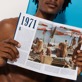 Altri Stampato - Libro Vilebrequin per il 50° anniversario, Tinta unita vista frontale indossata